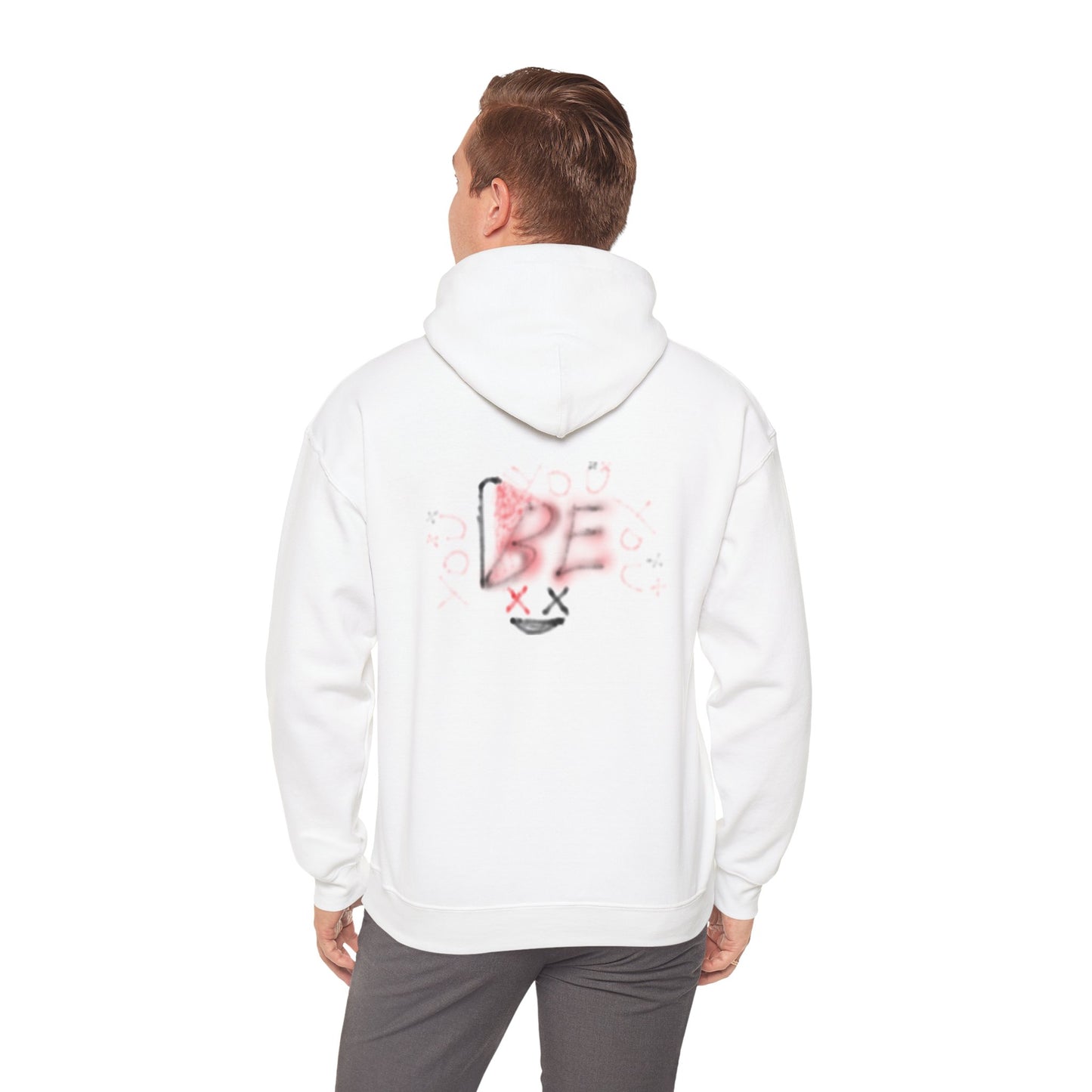 Unisex Heavy Blend™ Graphic Hoodie - 'Just Be You' Motivational Sweatshirt