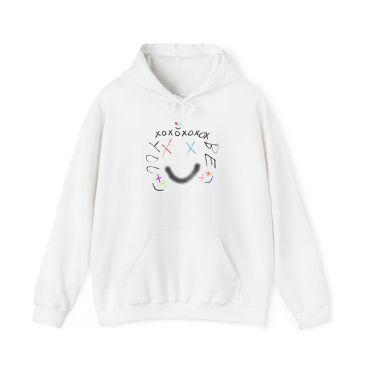 Be Happy Unisex Hooded Sweatshirt - Cozy, Colorful Everyday Wear