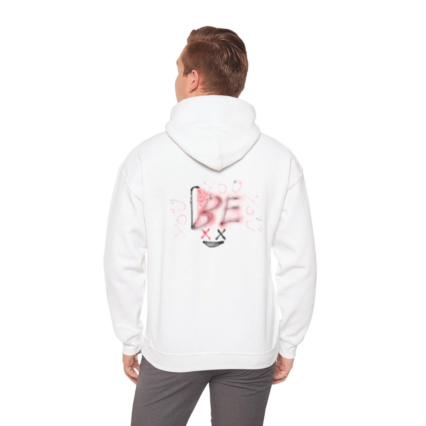 Be Happy Unisex Hooded Sweatshirt - Cozy, Colorful Everyday Wear